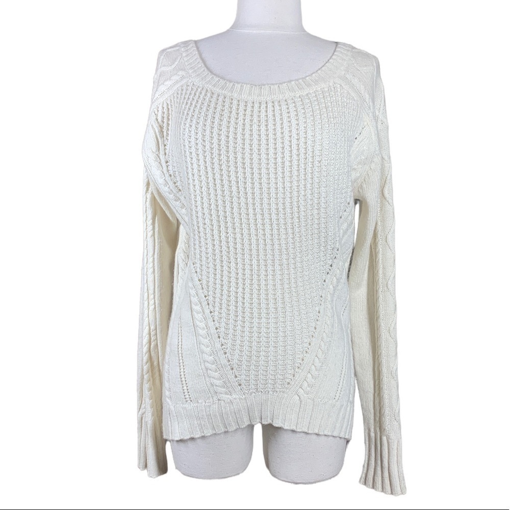 Buffalo David Bitton offwhite long sleeve sweater XL